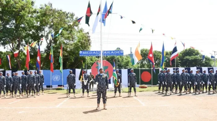 শান্তিরক্ষা পদক পেলেন নৌবাহিনীর ১৯৯ সদস্য