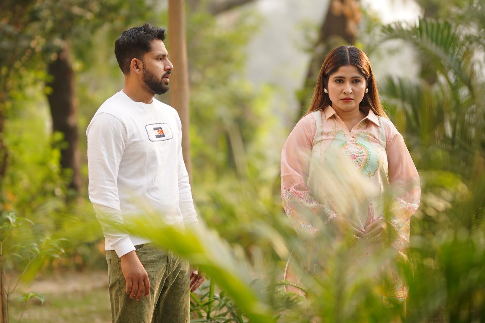 ঈদে পর্দায় নতুন জুটি: জাহের আলভী–সিনথিয়ার ‘হেট ইউ বউ’