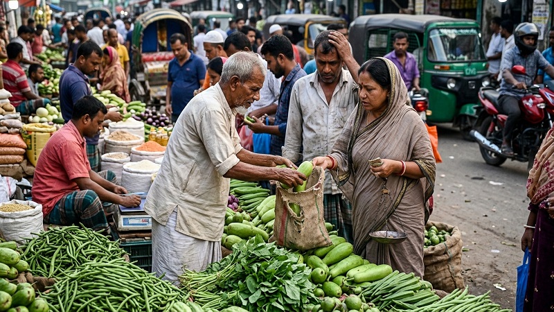 বাজারে ক্রেতা আছে, দামে স্বস্তি নেই