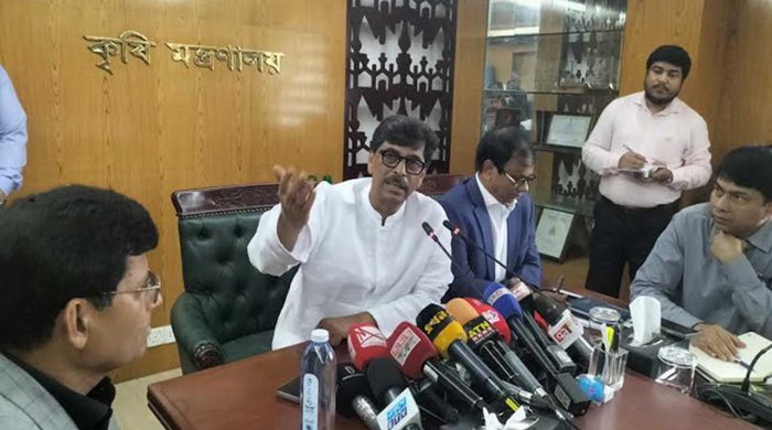 সার নিয়ে পরিকল্পিত ষড়যন্ত্র হচ্ছে: কৃষিমন্ত্রী