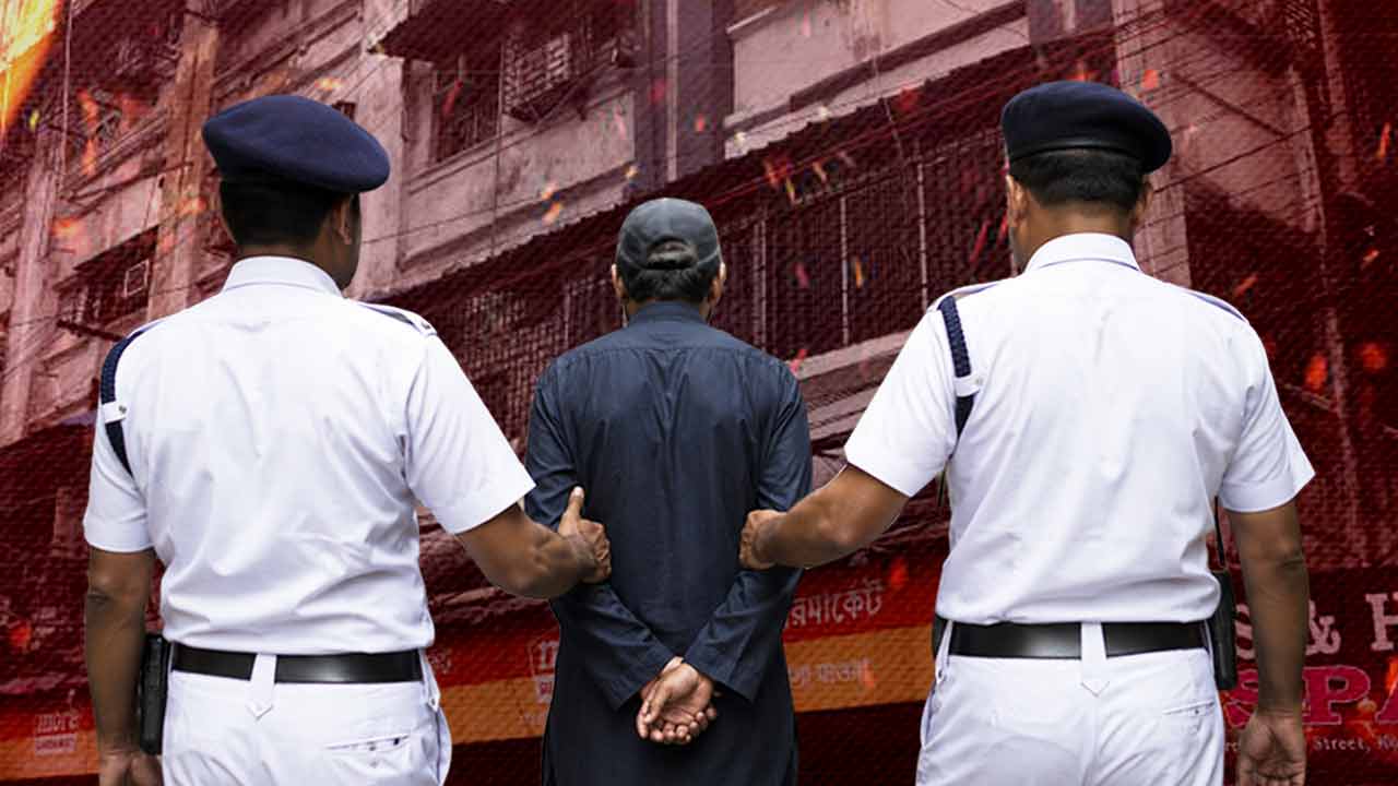 কলকাতায় অগ্নিকাণ্ড: সেই হোটেল মালিক গ্রেপ্তার