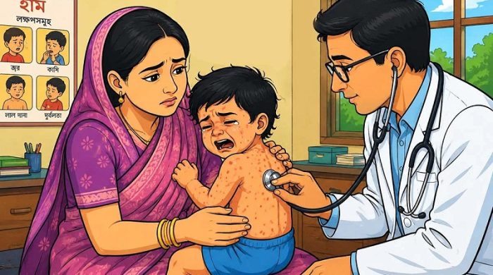 হামে চারজনের মৃত্যু, নতুন রোগী দেড় হাজারের বেশি