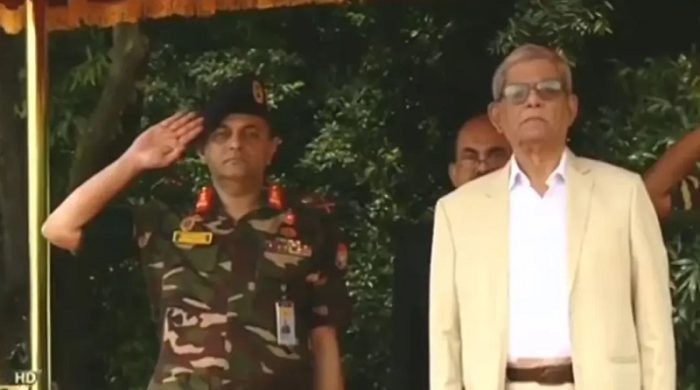 বঙ্গভবনে রাষ্ট্রপতি মির্জা ফখরুলের দাপ্তরিক কার্যক্রম শুরু