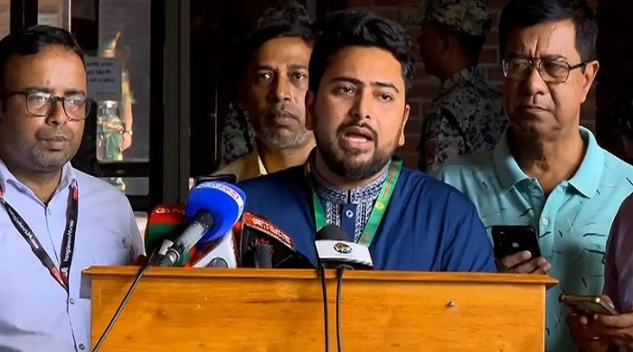 গণভোট ও জুলাই সনদের বিপক্ষে কাজ করছে বিএনপি: নাহিদ ইসলাম