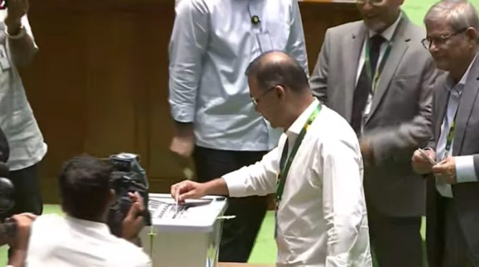 রাষ্ট্রপতি নির্বাচনে ভোট দিলেন প্রধানমন্ত্রী