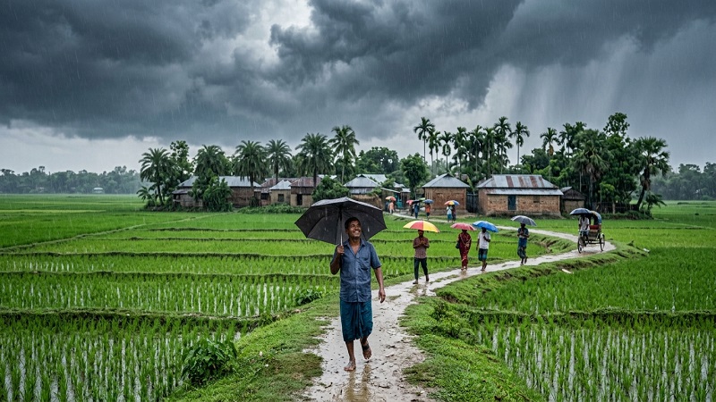 দেশে ৫ দিন বৃষ্টির আভাস, কমতে পারে গরম