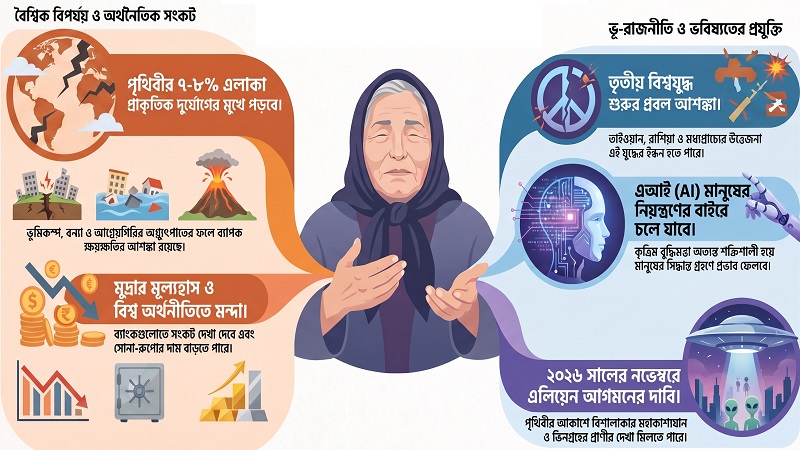বাবা ভাঙ্গার ভবিষ্যদ্বাণী! ২০২৬ সালে কী ঘটতে চলেছে?